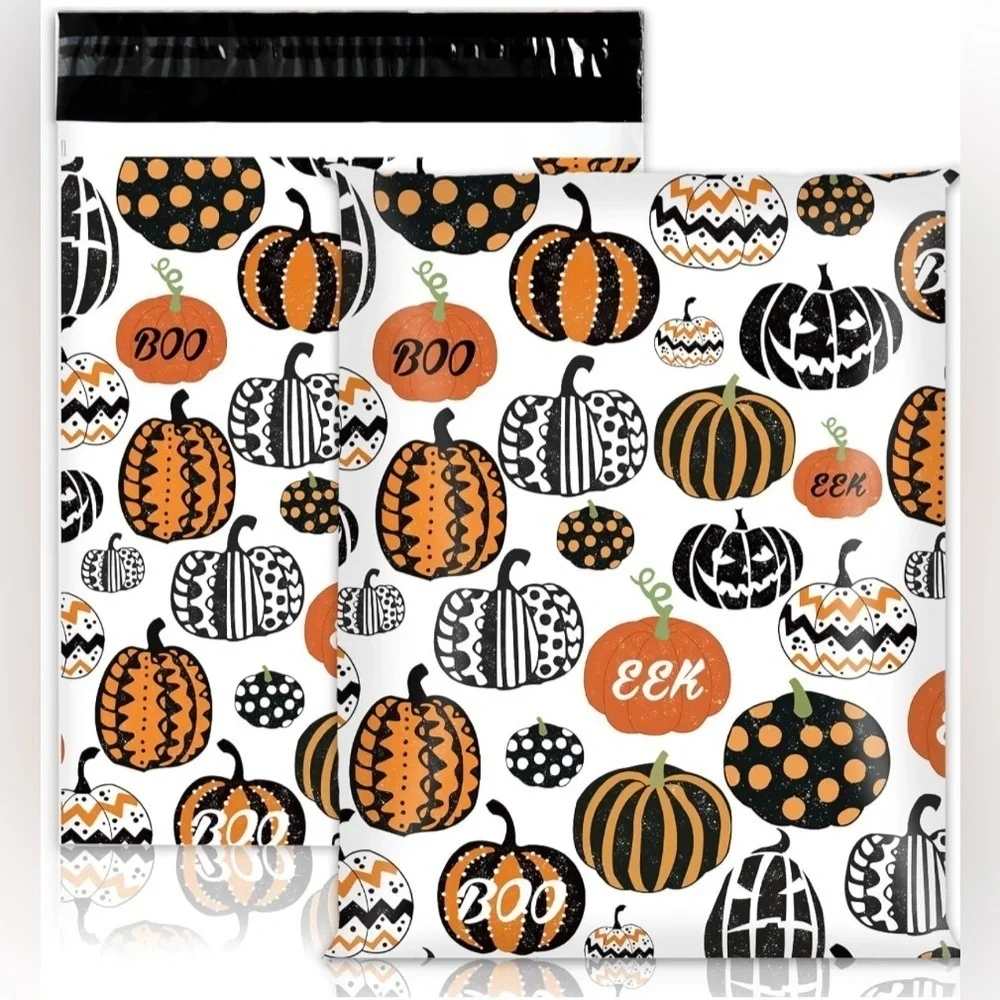 10 Count Polymailer Size Variety Bundle - HALLOWEEN (5/6x9 + 5/10x13)